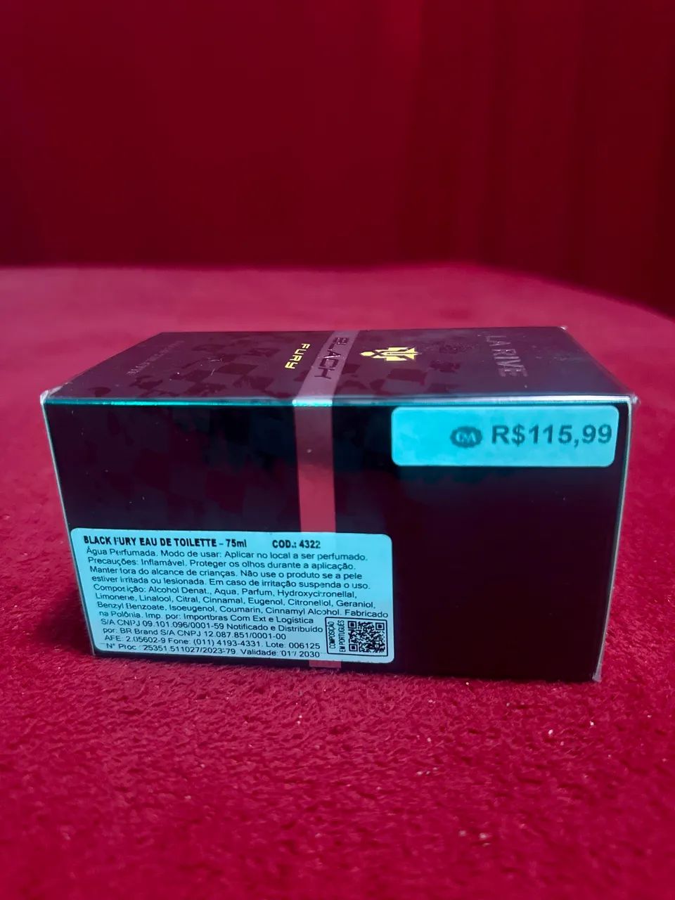 La Rive Black Fury 75ml - Original e Lacrado - Foto 3