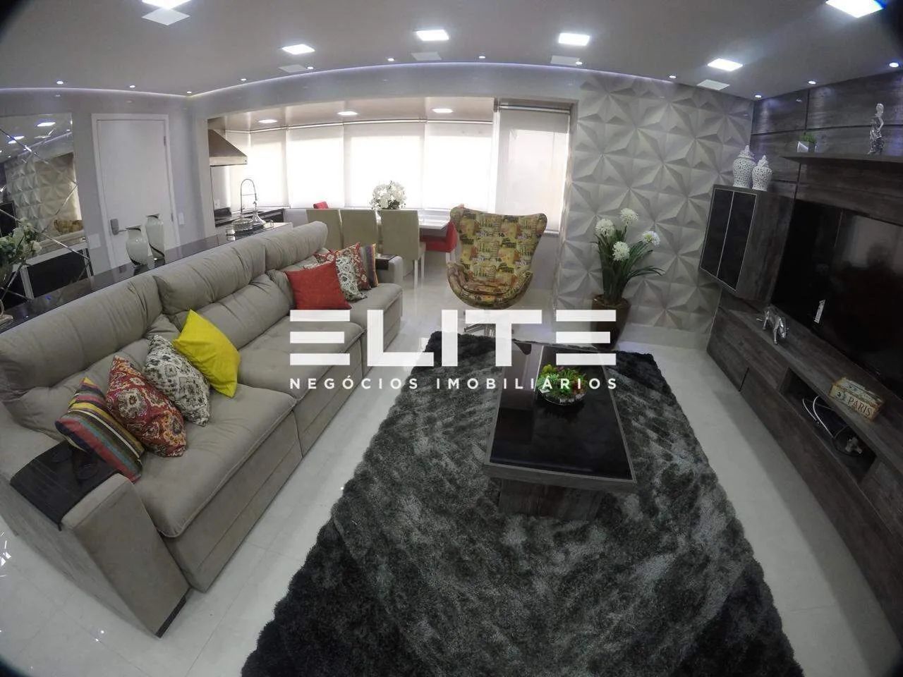 Apartamento à venda com 3 suítes, 128m² e 3 vagas - Centro, Santo André