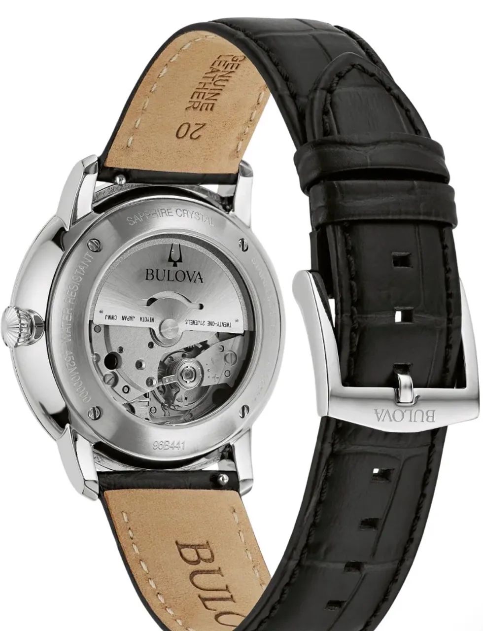 Relógio Bulova Hudson Classic Preto Automático Novo  - Foto 3