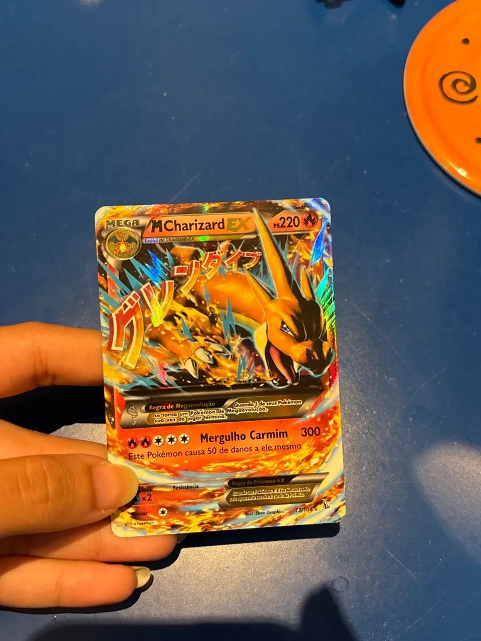Carta pokémon M Charizard- Ex (13/106)