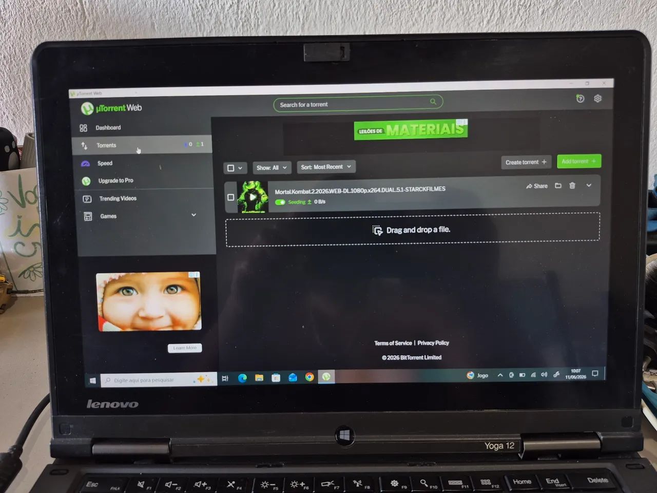 Thinkpad yoga12 core i7 2.60Ghz  - Foto 3