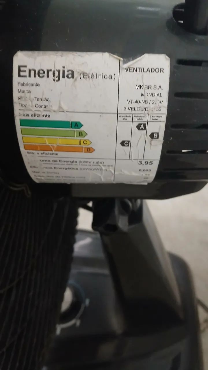 Ventilador Mondial Turbo de Mesa 40cm - Foto 3