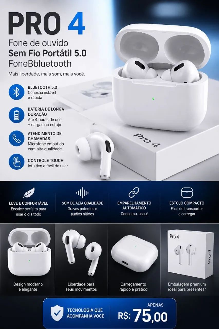Fone de ouvido 