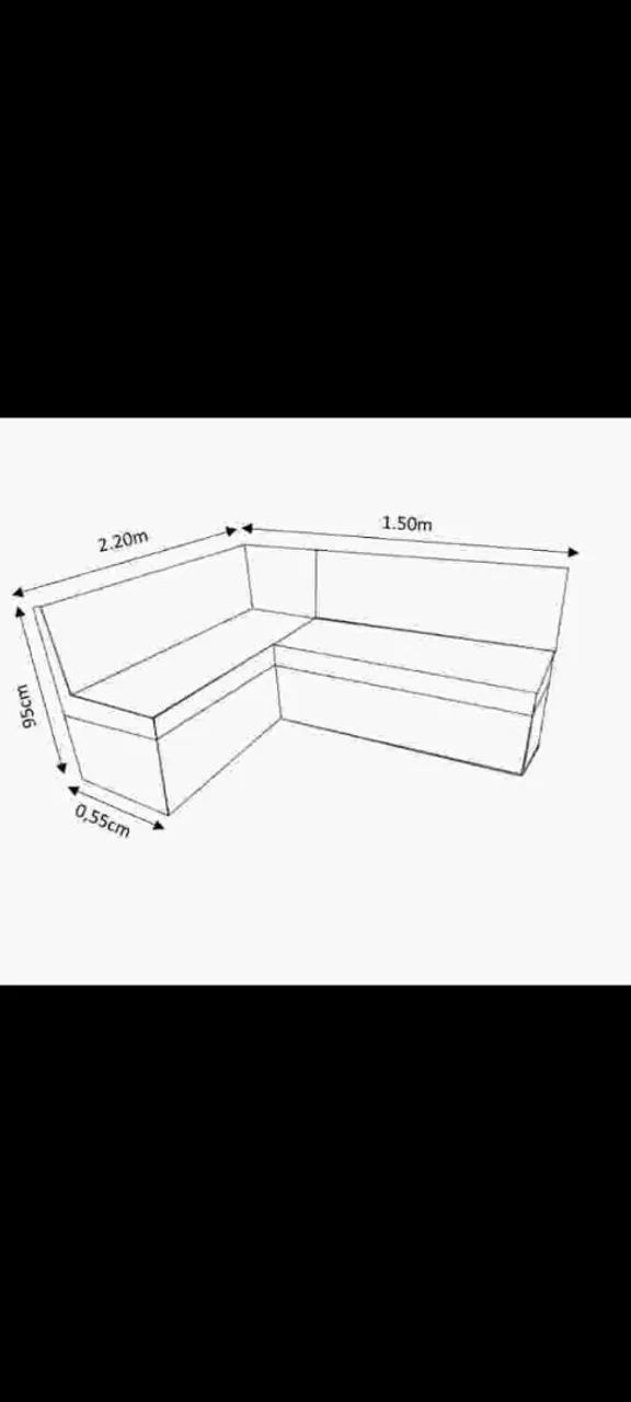 Canto Alemão com baú  - Foto 2