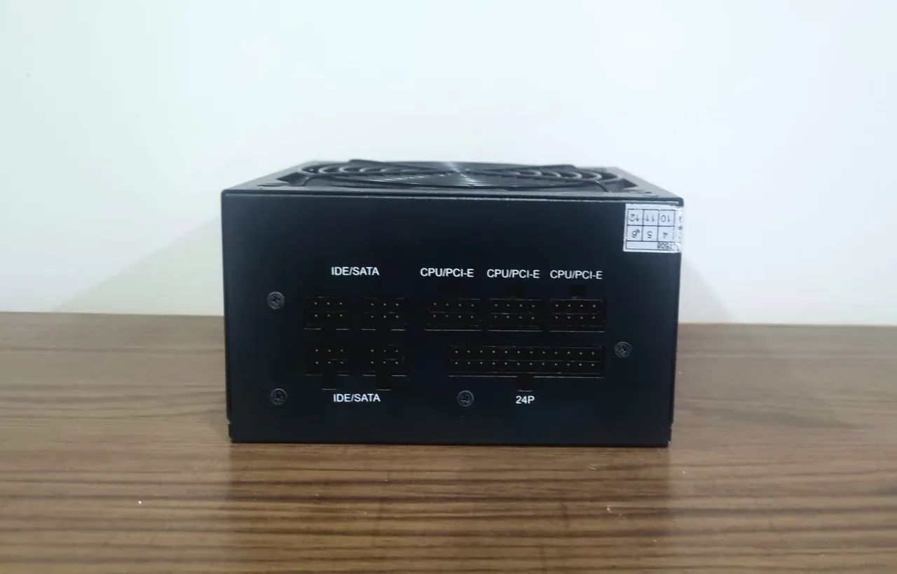 Fonte Duex Atx 600w Full Modular 80 Plus  - Foto 2