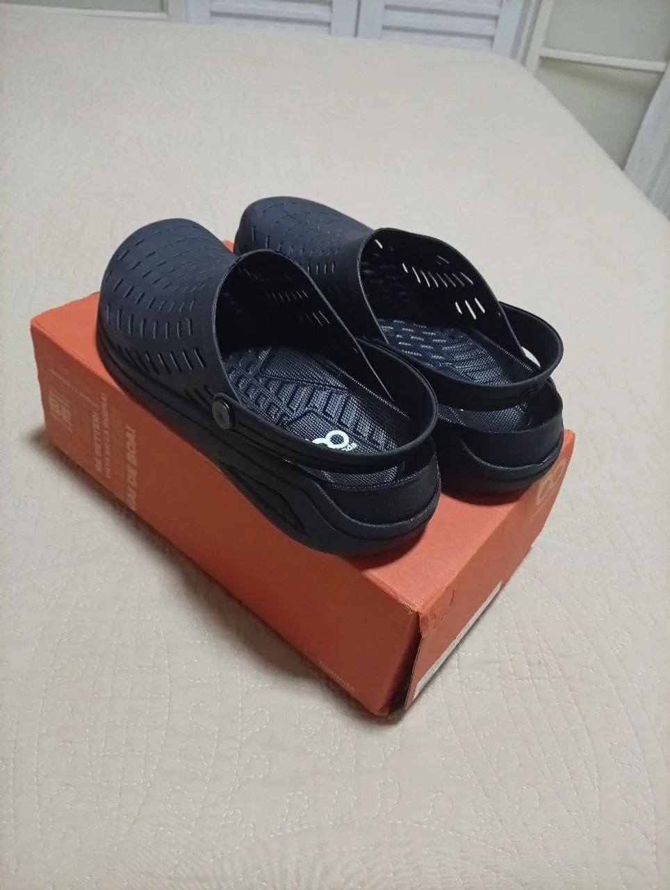Crocs Kin Preto "Crocs Ortopédico"