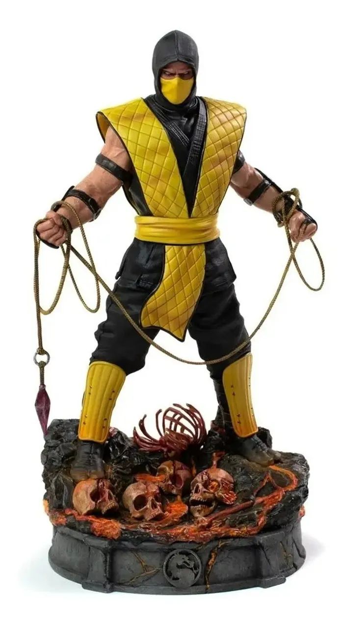 Iron Studios Mortal Kombat - Scorpion 1/10 - Novo e Lacrado