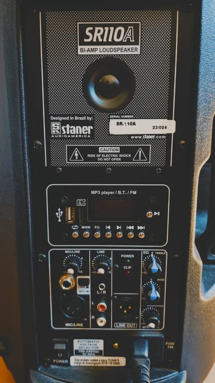 Caixa Ativa Staner SR-110A - Com USB e Bluetooth - Foto 3