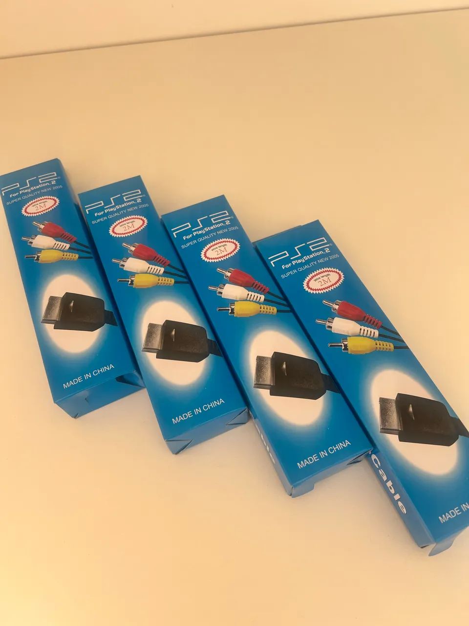 Cabo AV para Playstation 1, ps2 e ps3 - Alta Qualidade