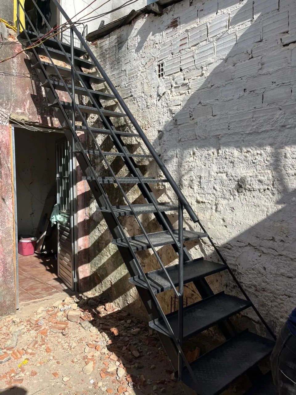ESCADAS EM FERRO CARACOL E RETA PRONTA ENTREGA  - Foto 5