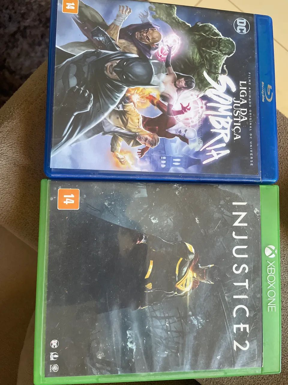 Combo do jogo injustice 2 com o filme de cf