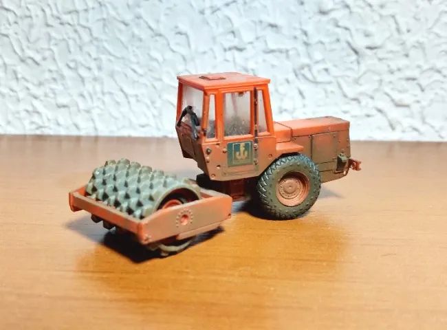 Miniatura de rolo compactador 1/87 HO