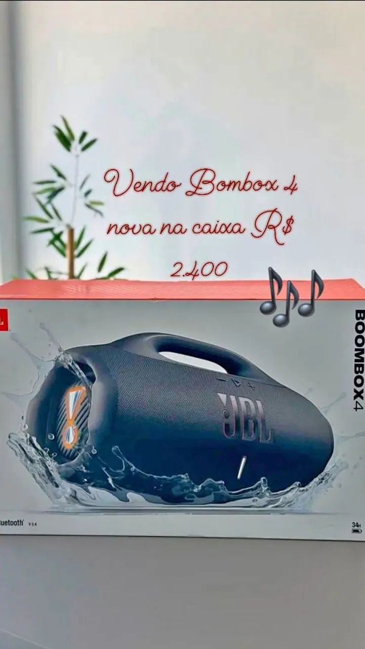 Vendo Bombox 4 nova na caixa ? 