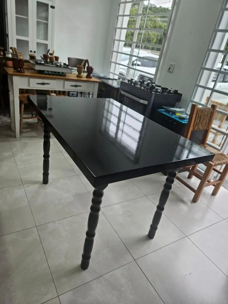 Super Promoção, Mesa Retangular Pés Torneados , Curupixa - Foto 5