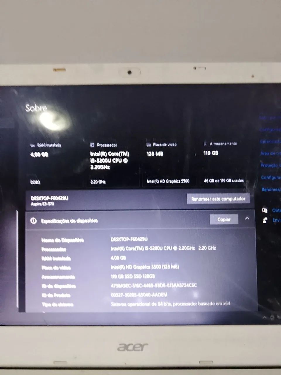 Notebook Acer i5  - Foto 5
