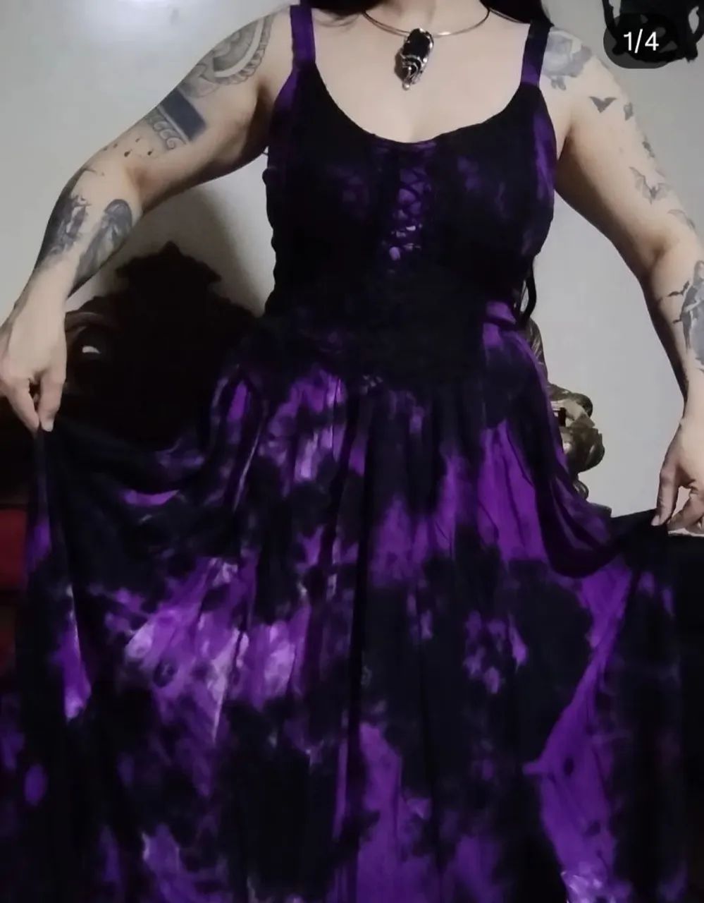 Vestido Lindoooo Purple  - Foto 3