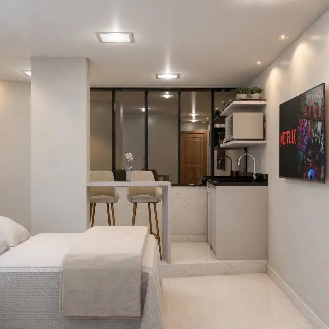 Studio mobiliado para locação  - Foto 4