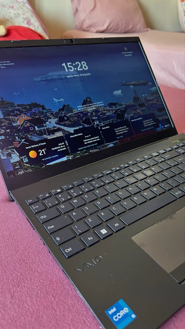 Notebook VAIO i5 11ª Geração | 8GB RAM | SSD 512GB | Windows 11