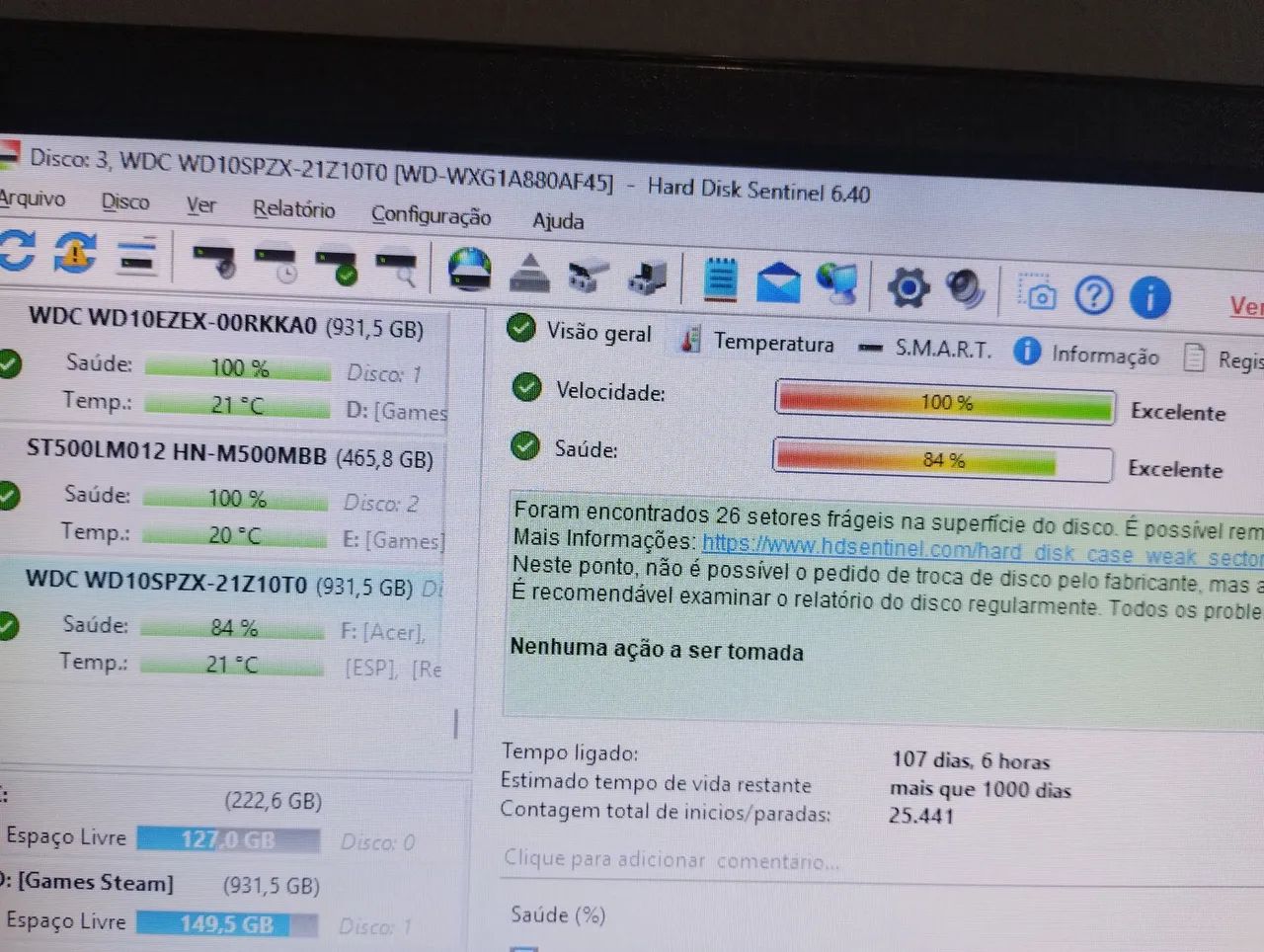 Hd 1 terabyte Notebook WD Blue - Foto 2