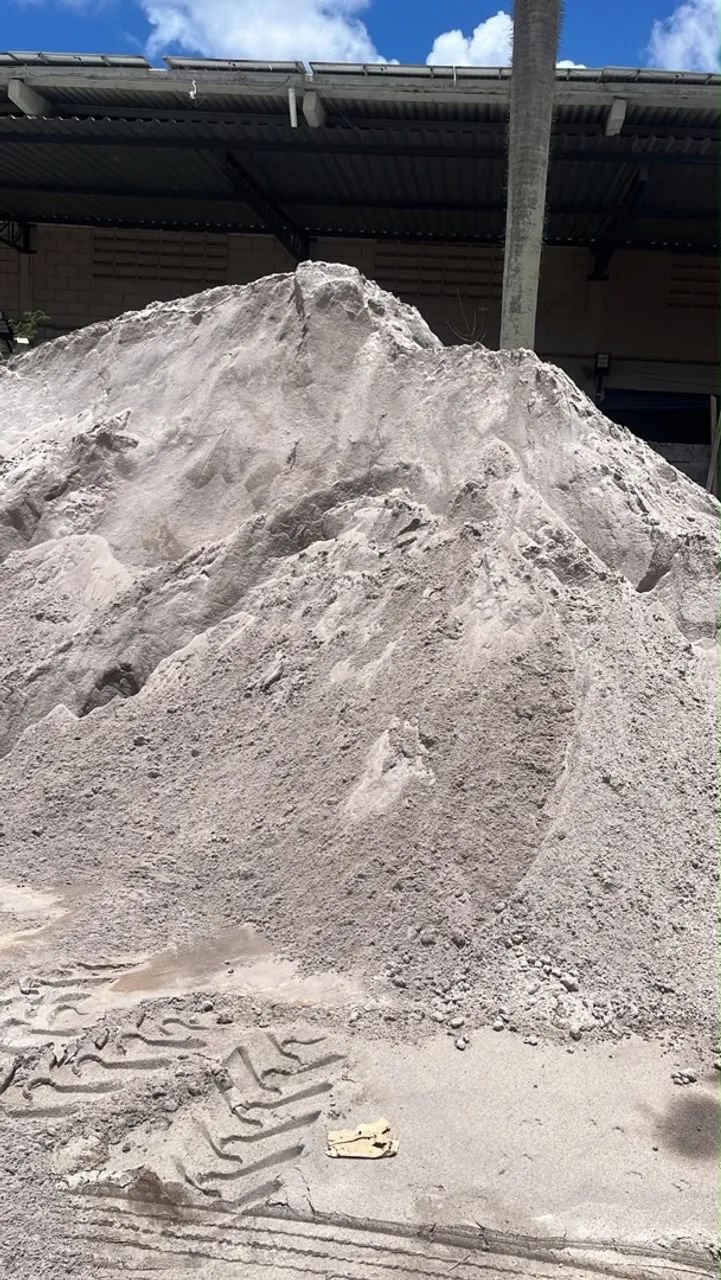 Carrada de areia de fingir p/reboco 
