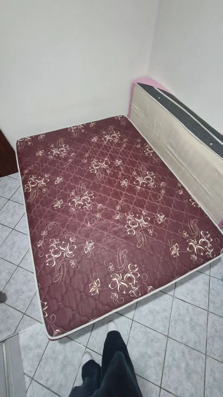 Cama box casal, colchão de molas - Foto 3