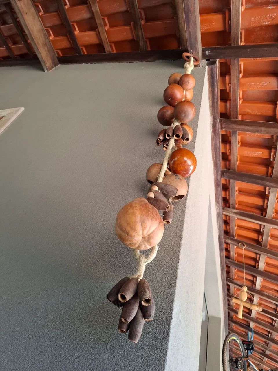 Penca de cabaça com semente de jequitiba branco  - Foto 5