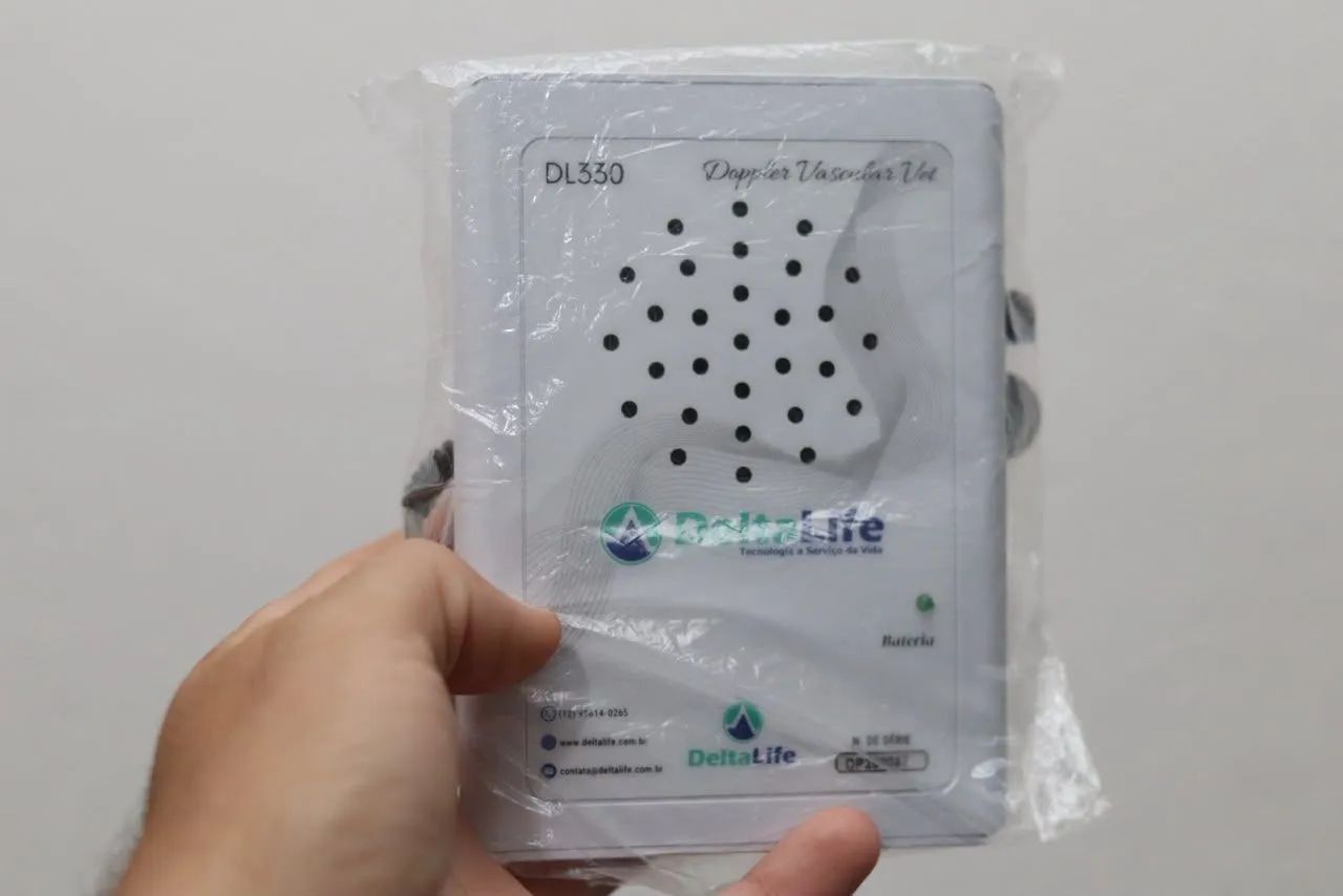 kIT DOPPLER VASCULAR COM ESFIGMOMANÔMETRO TIPO PALMA -  VETERINÁRIO - Foto 2