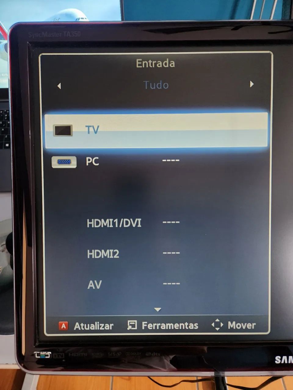 Monitor / TV Samsung SyncMasterTA350 24" FHD - SEM BASE DE SUSTENTAÇÃO  - Foto 3
