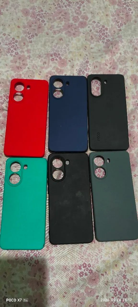 Vendo 6 capinha do poco x7 pro 