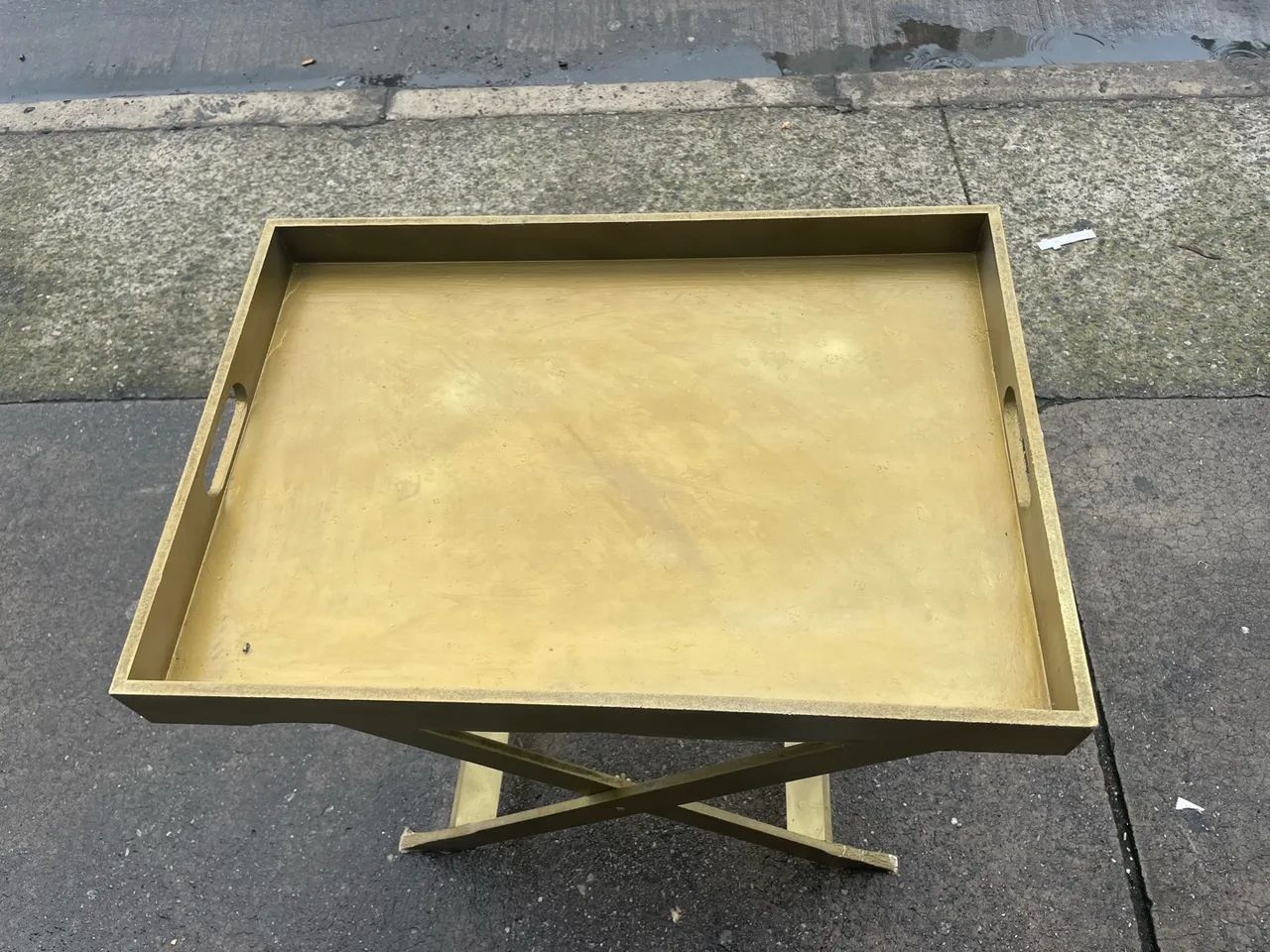 Mesa de apoio em X - Foto 4