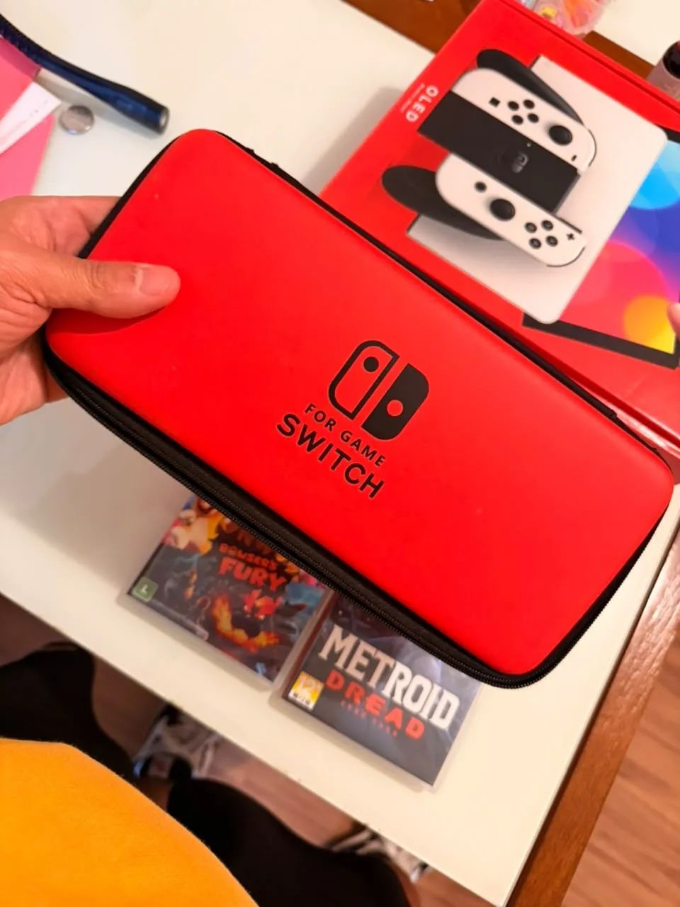 Nintendo Switch Oled + jogos. - Foto 2