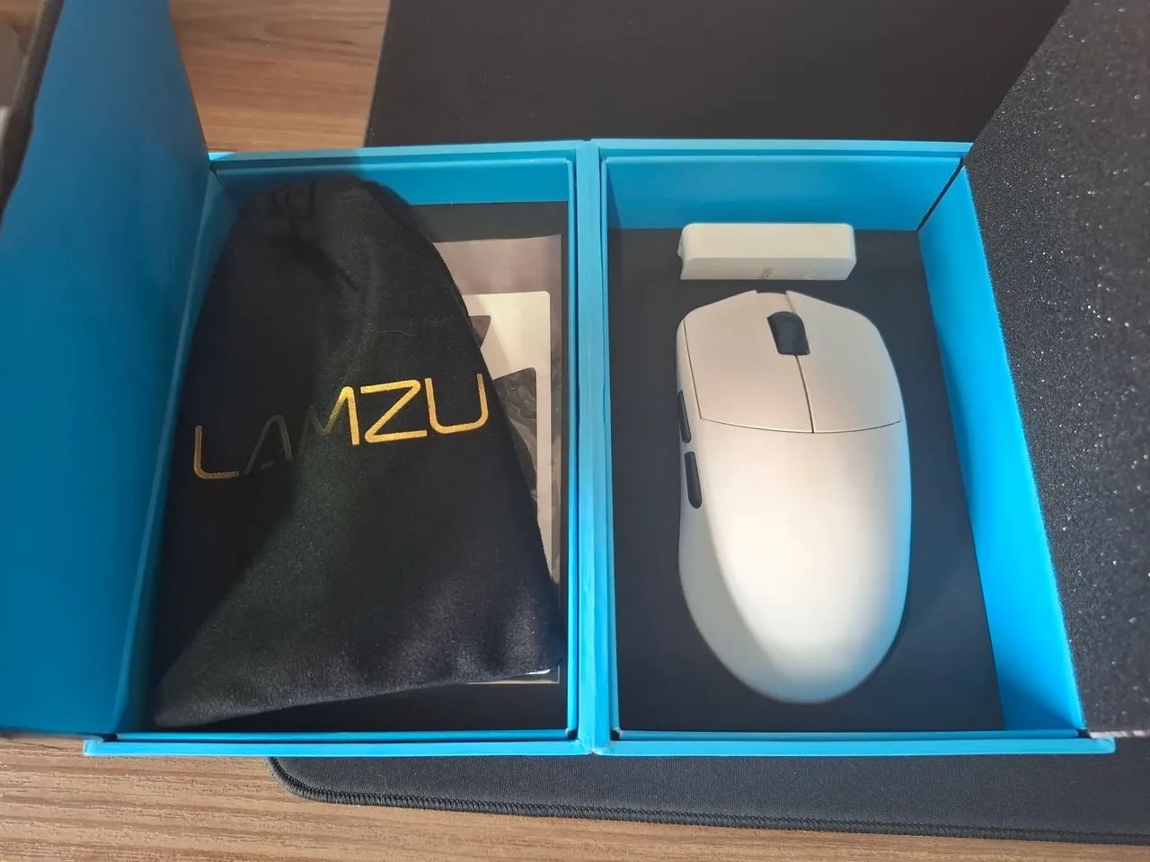 Mouse Gamer Lamzu Maya X, 8K, 30000DPI, Wireless, Branco - Foto 2
