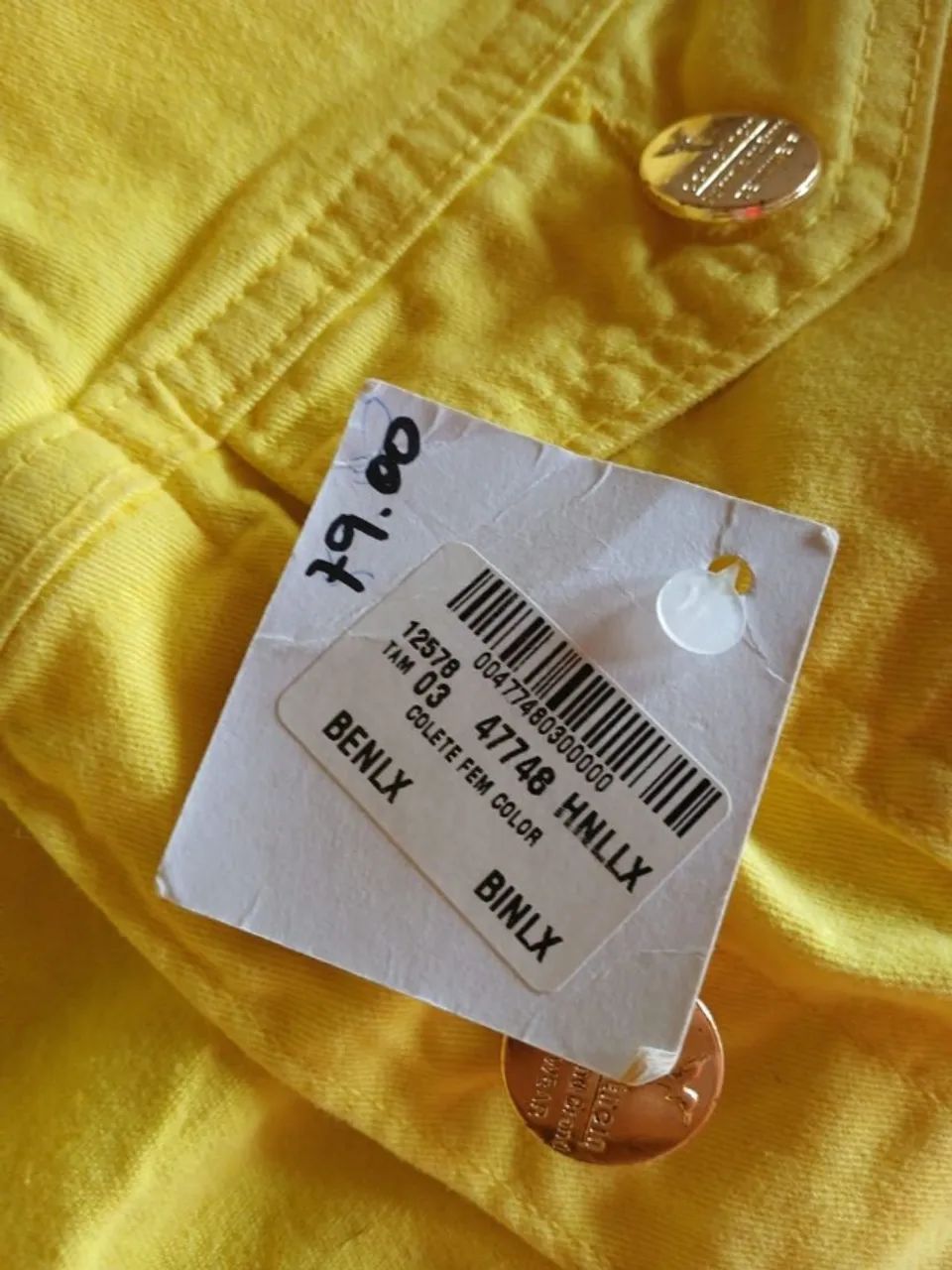 Colete consciência jeans - Foto 3