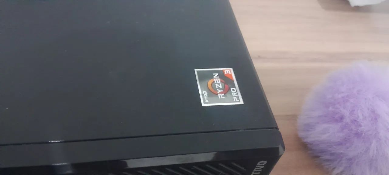 Vendo mini pc top ryzen 3 3200 pro com tela LG de 25 polegadas  - Foto 2