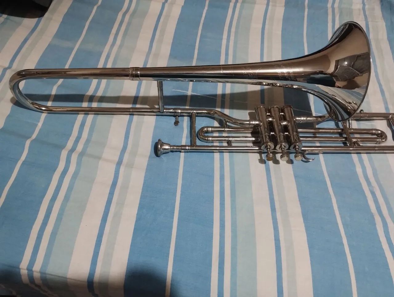 Trombone Weril Brasil Si/Do - Foto 5