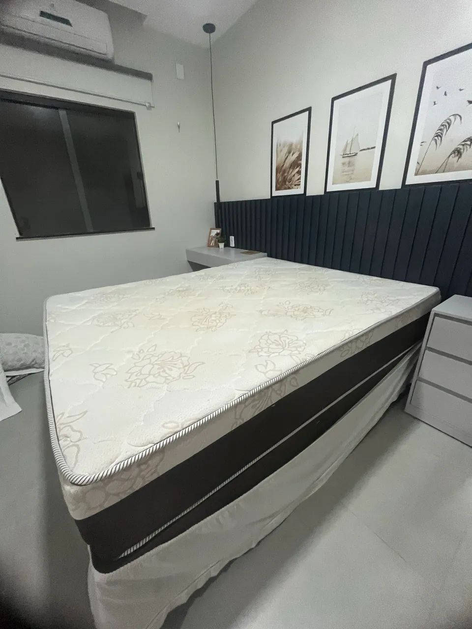 VENDO CAMA QUEEN USADA - VALOR 900,00 - Foto 3