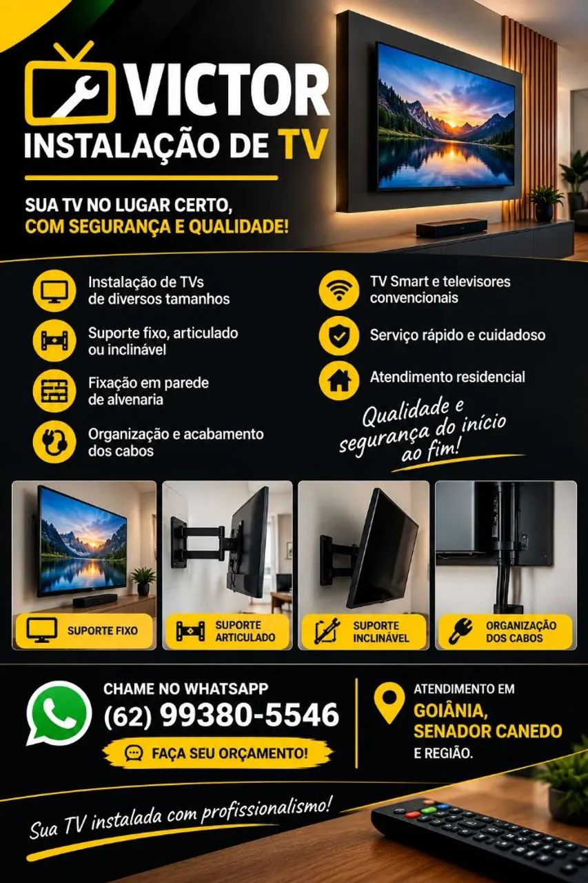 Instalador de TV. 