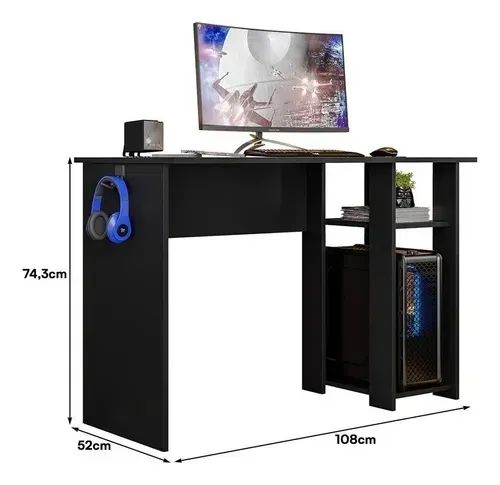 Mesa de Computador Escrivaninha Slim - Foto 4