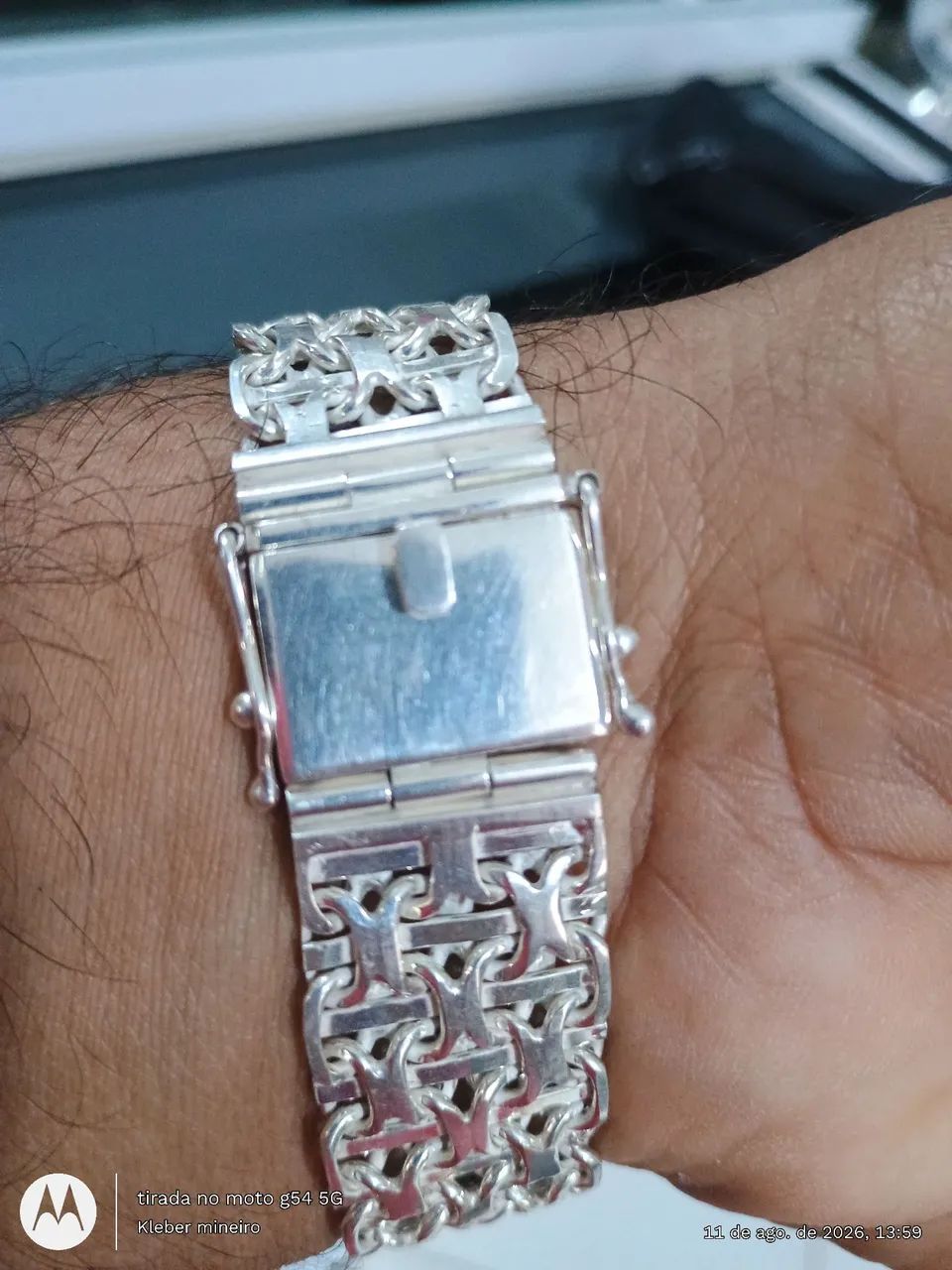 Pulseira de prata 925 - Foto 3