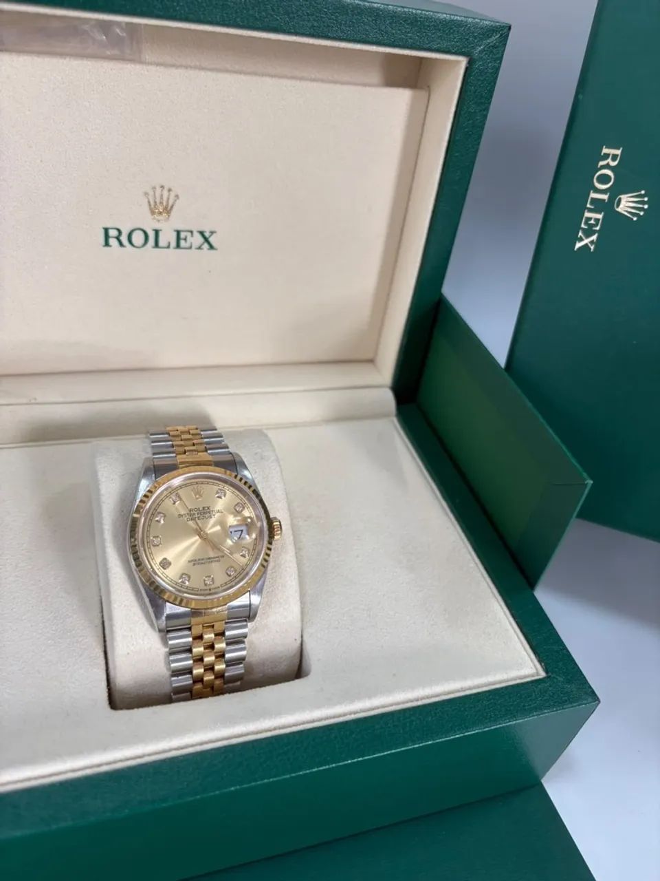 Relógio Rolex Datejust 36mm* aço e ouro - Foto 2