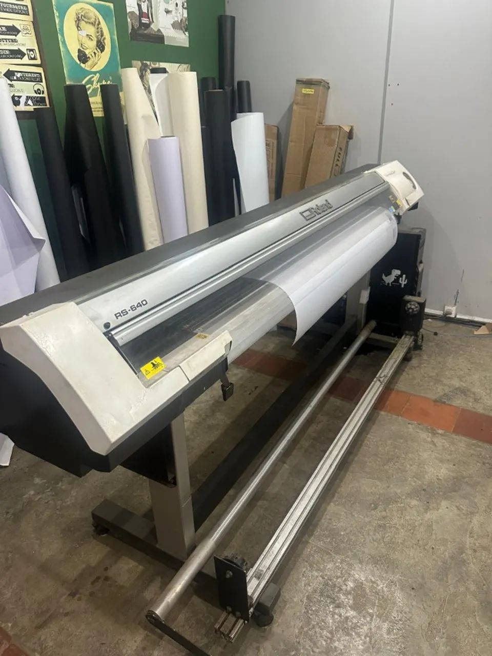 Plotter de Impressão TOP Roland RS 640 Funcionando - Foto 2