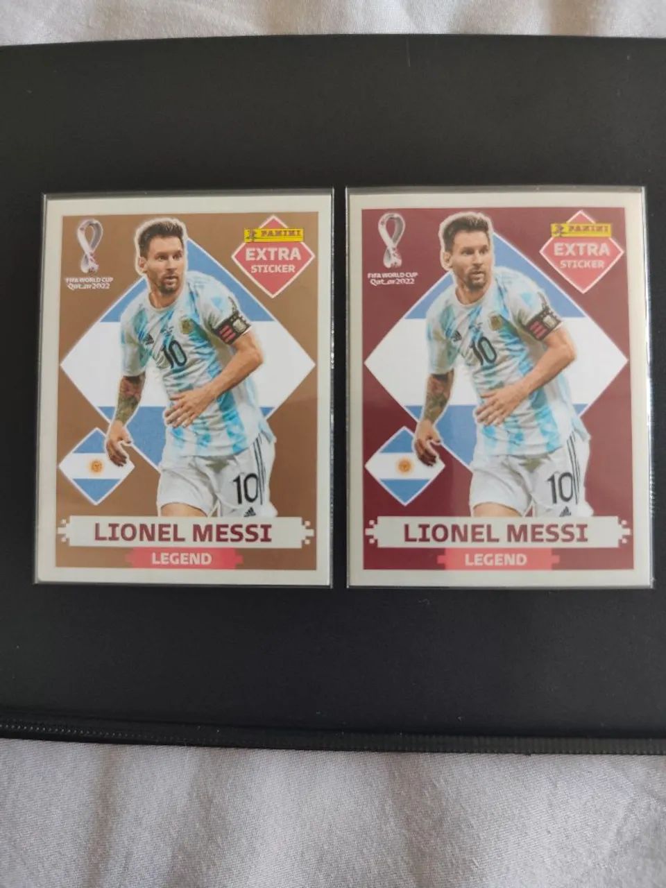Messi bronze e roxo 2022