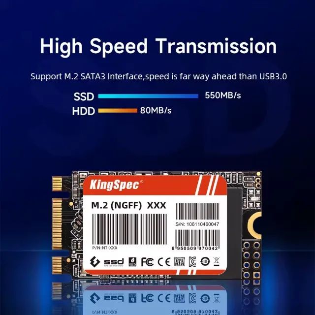 SSD M.2 2242 SATA 256GB - Foto 3