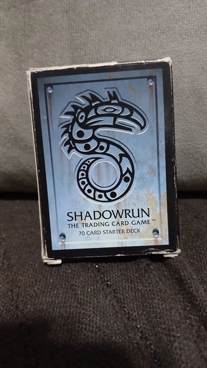 Shadowrun TCG Starter Deck Trading Card Game Completo Usado