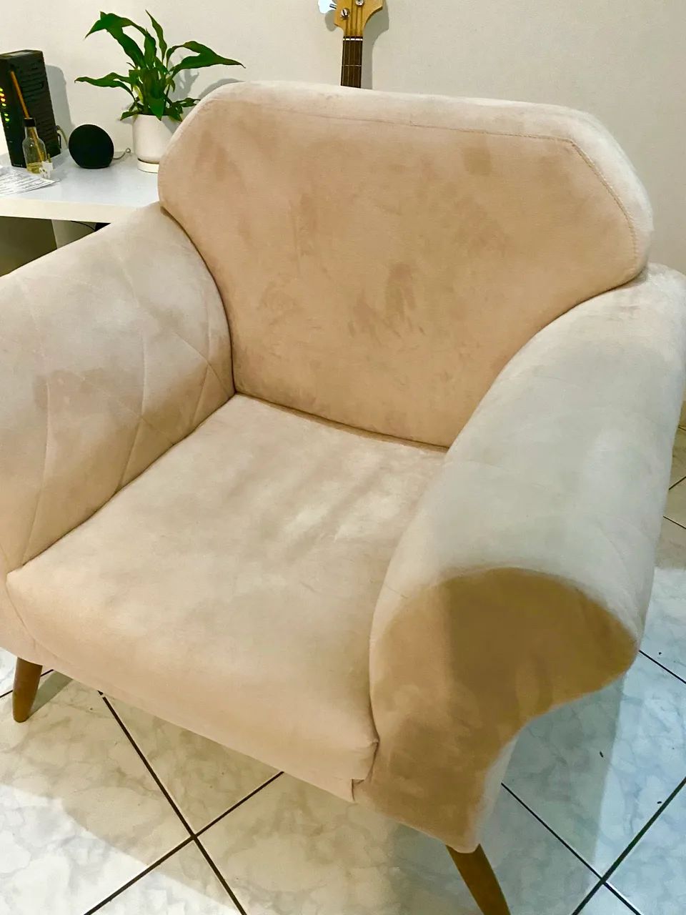 Poltrona rosa claro - Foto 3