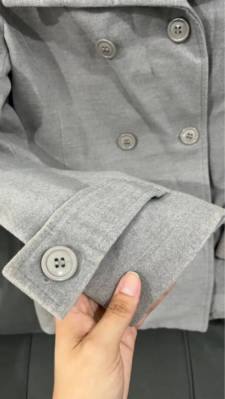 Casaco de Lã Batida Nunca Usado - Foto 3