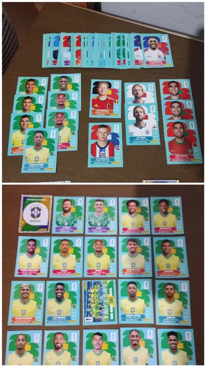 Lote figurinhas da copa 2026