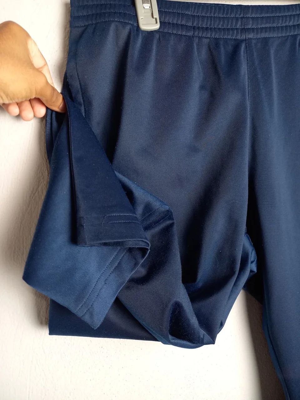 calça mizuno japan engineered azul escura m - Foto 2