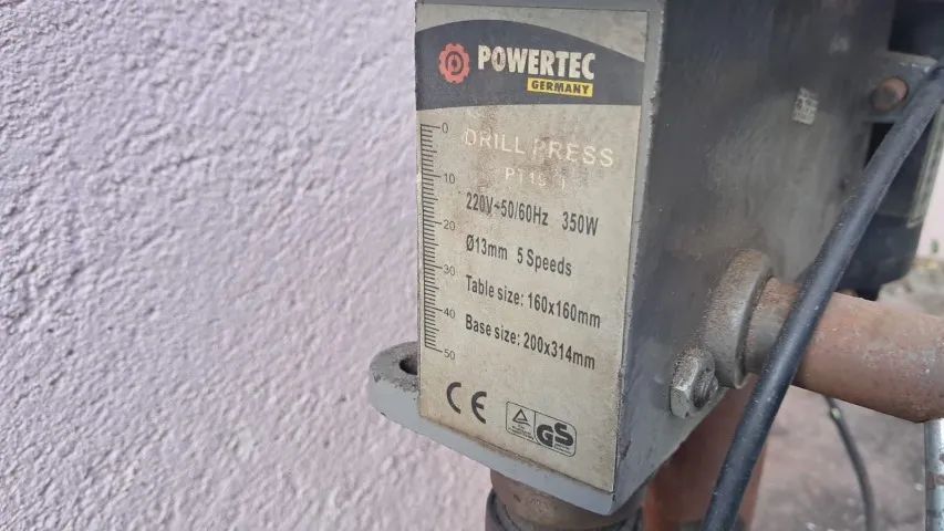 Furadeira de bancada Powertec germany430235062192711683