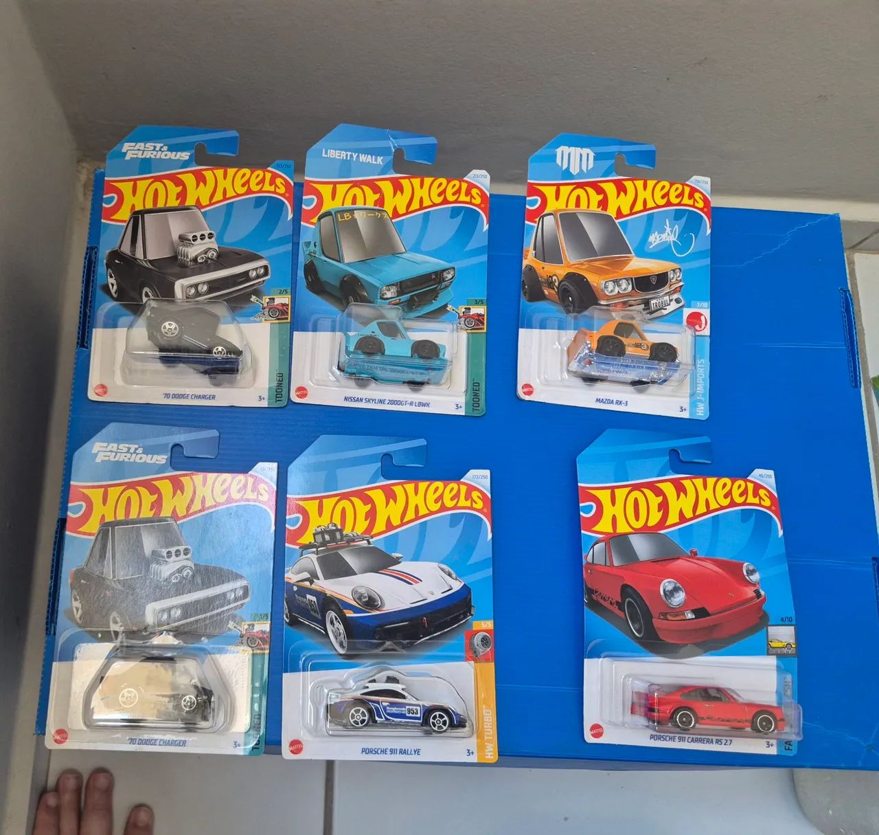Conjunto de carros hot wheels 